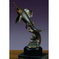 Illustrious Swordfish Award. 13-1/2"h x 7"w. Copper Finish Resin.